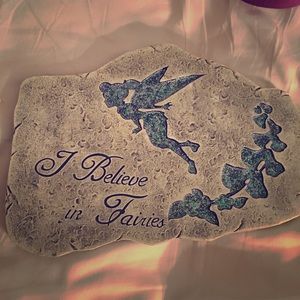 Disney Tinkerbell Stepping Stone w/ added Glitter